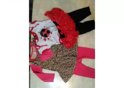 Baby Girl long sleeve TuTu outfits